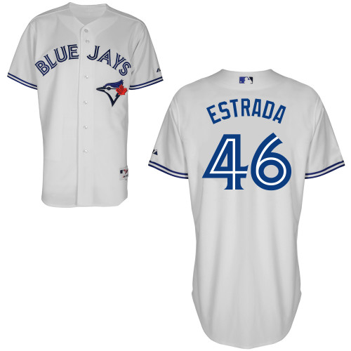 Marco Estrada #46 MLB Jersey-Toronto Blue Jays Men's Authentic Home White Cool Base Baseball Jersey